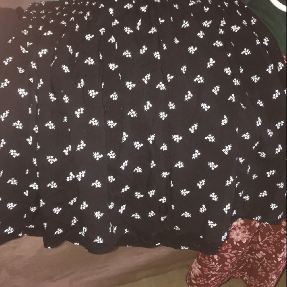 Black and white skirt